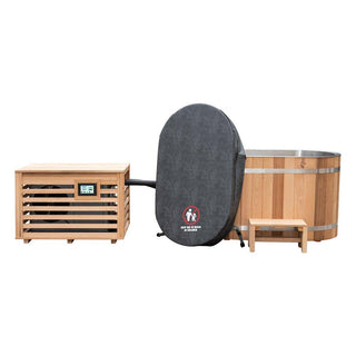 HealthHQ Arctic Stainless Ice Bath + Storm Plus Chiller Bundle - HealthHQ