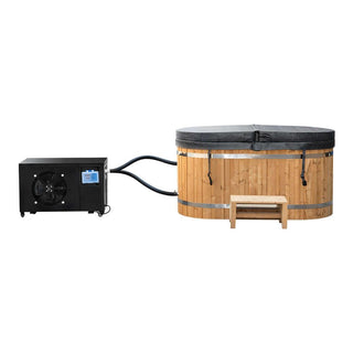 HealthHQ Arctic Stainless Ice Bath + Storm Plus Chiller Bundle - HealthHQ