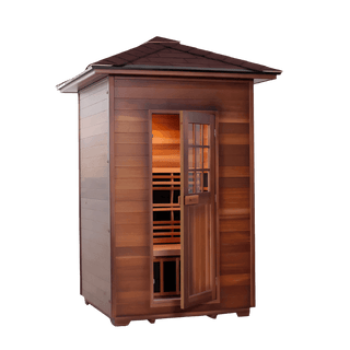 HealthHQ Refuge Outdoor Infrared Sauna - HealthHQ