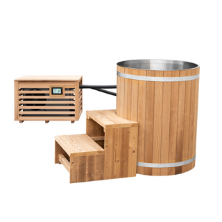 HealthHQ Arctic Stainless Ice Bath + Storm Plus Chiller Bundle