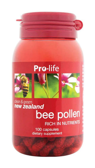 Pro-life Bee Pollen (500mg) 100 Capsules - HealthHQ