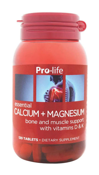 Pro-life Calcium + Magnesium 120 Tablets - HealthHQ