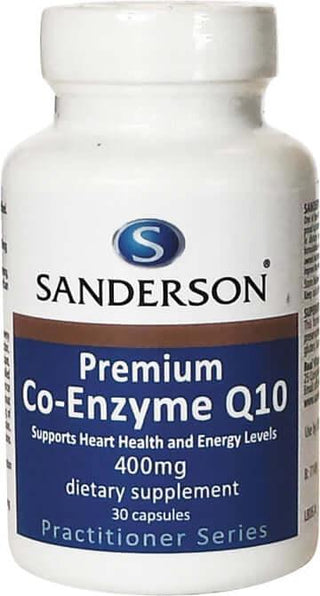 Sanderson Premium Co-Enzyme Q10 400mg 30 Capsules - HealthHQ