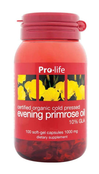 Pro-life Evening Primrose Oil (1,000mg) Softgels - HealthHQ