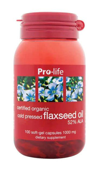 Pro-life Flaxseed Oil Softgels - HealthHQ