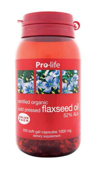 Pro-life Flaxseed Oil Softgels - HealthHQ