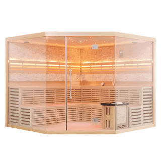 HealthHQ Horizon Plus+ Indoor Traditional Corner Sauna - HealthHQ