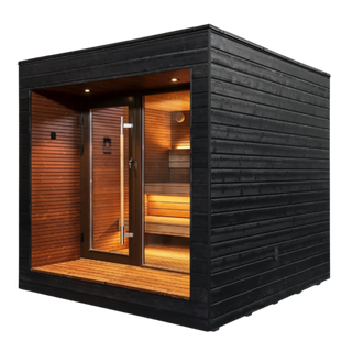 HealthHQ Aurora Outdoor Traditional Cabin Sauna