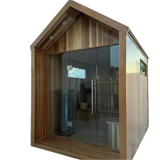 HealthHQ Avalon Outdoor Traditional Hut Cabin Sauna