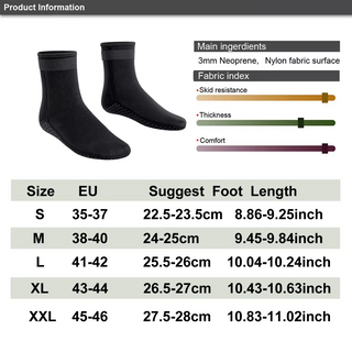 HealthHQ Neoprene Ice Bath Socks/Booties