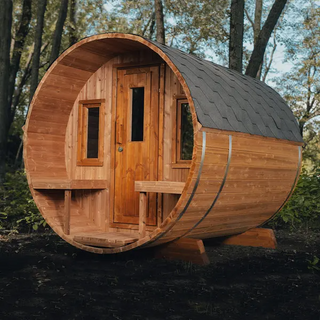 HealthHQ Outback Outdoor Traditional Barrel Sauna