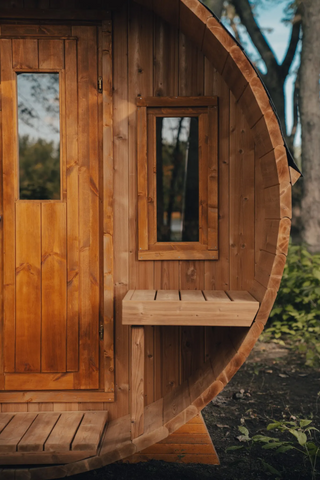 HealthHQ Outback Outdoor Traditional Barrel Sauna