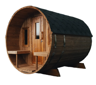 HealthHQ Outback Outdoor Traditional Barrel Sauna