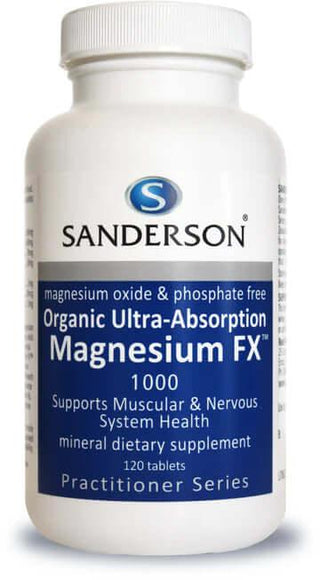 Sanderson Magnesium FX 1000 120 Tablets - HealthHQ