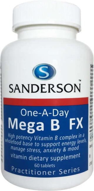 Sanderson Mega B FX One-A-Day 60 Tablets - HealthHQ