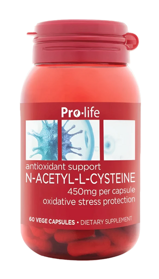 Pro-life N-Acetyl-L-Cysteine (NAC) 450mg 60 Capsules - HealthHQ