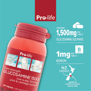 Pro-life Glucosamine (1500mg) 250 Tablets - HealthHQ