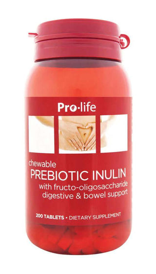 Pro-life Prebiotic Inulin 200 Chewable Tablets - HealthHQ