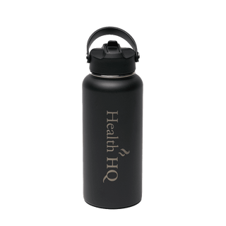 HealthHQ Premier Insulated Stainless Drink Bottle (+ 3 Lid Types) - HealthHQ