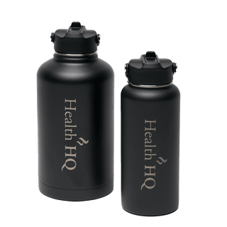 HealthHQ Premier Insulated Stainless Drink Bottle (+ 3 Lid Types) - HealthHQ