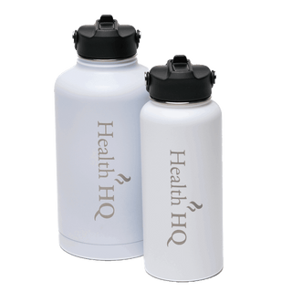 HealthHQ Premier Insulated Stainless Drink Bottle (+ 3 Lid Types) - HealthHQ