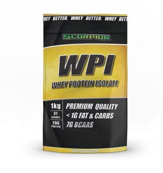 Scorpion Supplements Whey Protein Isolate (WPI) 1kg - HealthHQ