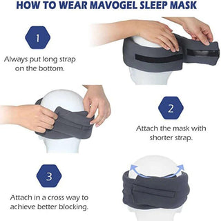 HealthHQ Full Surround Blackout Sleep Mask - HealthHQ