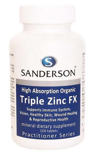 Sanderson Triple Zinc FX 100 Tablets - HealthHQ