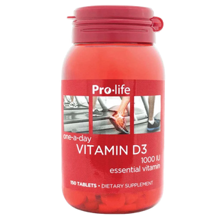 Pro-life Vitamin D3 (1000 IU) 150 Tablets - HealthHQ