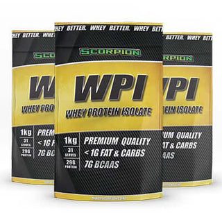 Scorpion Supplements Whey Protein Isolate (WPI) 1kg - HealthHQ