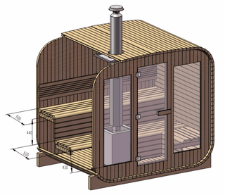 HealthHQ Summit Cabin Sauna – Electrical or Wood Burner Stove - HealthHQ