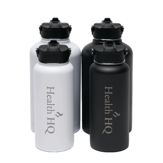 HealthHQ Premier Insulated Stainless Drink Bottle (+ 3 Lid Types) - HealthHQ