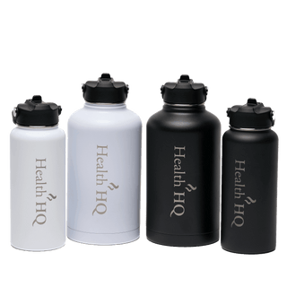 HealthHQ Premier Insulated Stainless Drink Bottle (+ 3 Lid Types) - HealthHQ