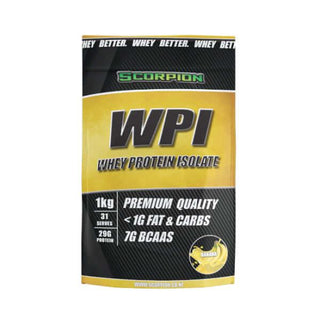 Scorpion Supplements Whey Protein Isolate (WPI) 1kg - HealthHQ